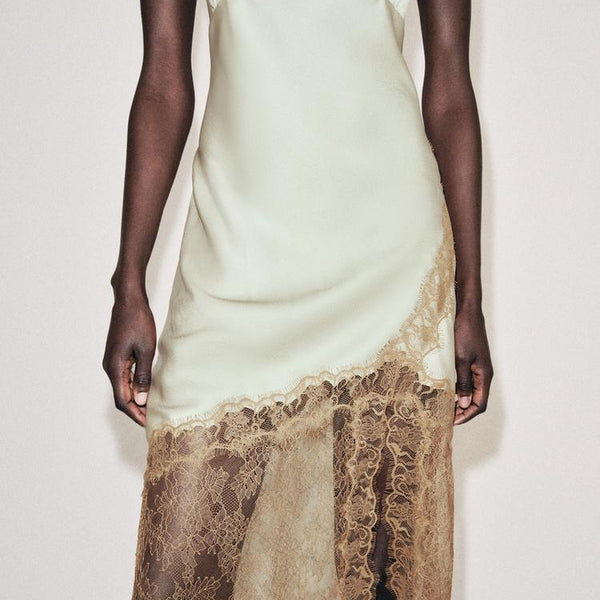 Lace Trim Slip Dress
