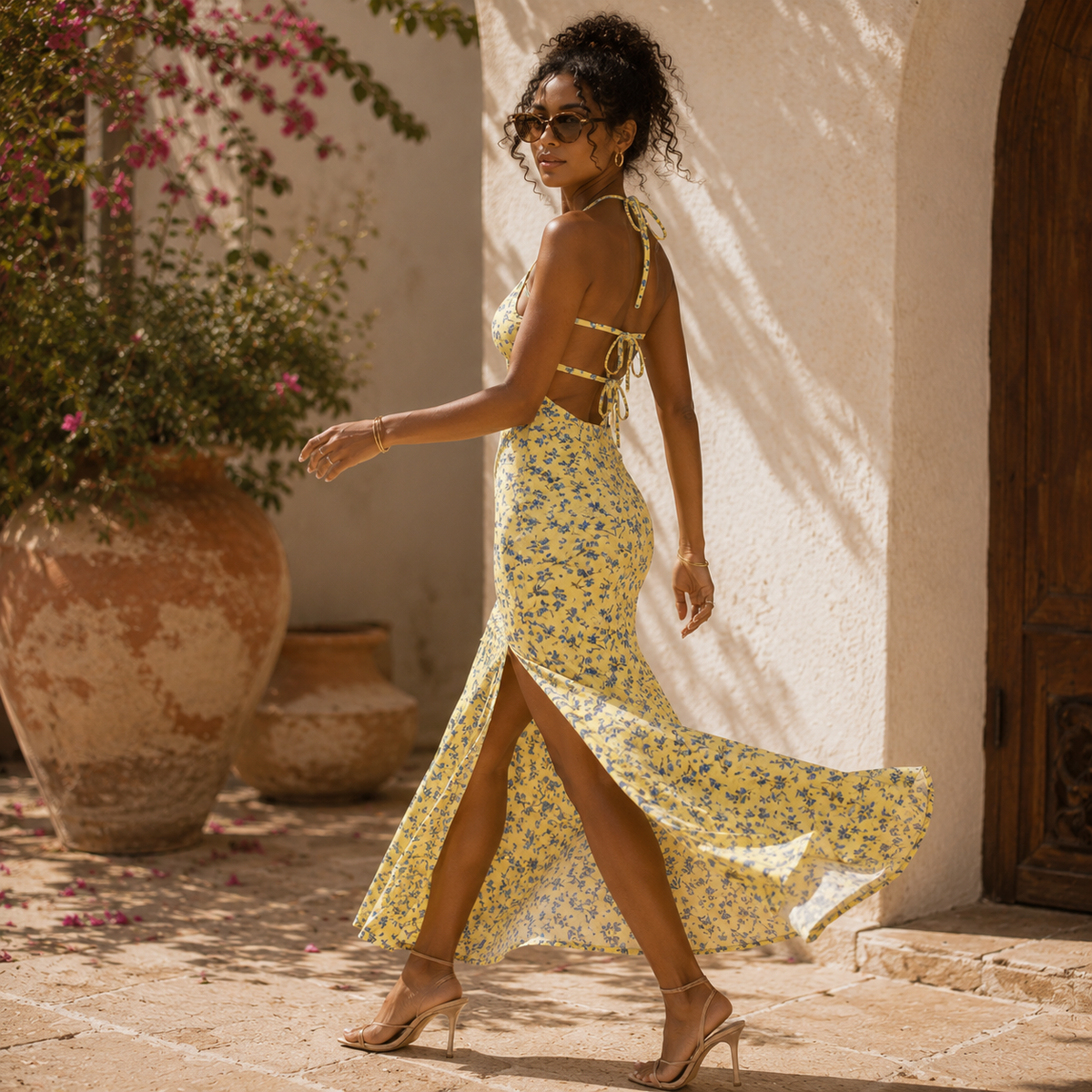 Ditsy Floral Halter