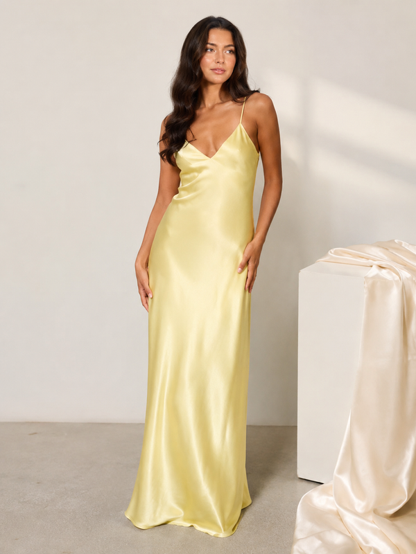 Satin Slip Maxi Dress