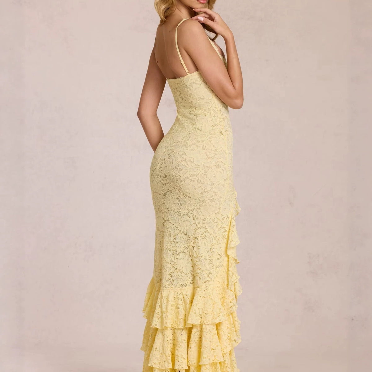 Lace Ruffle Dress