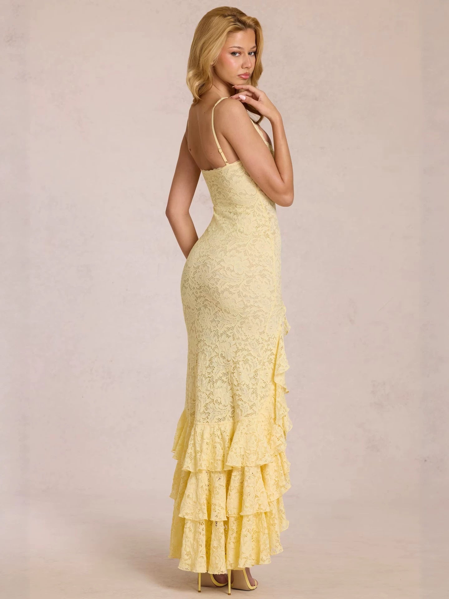 Lace Ruffle Dress