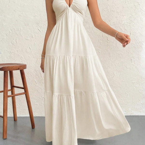 Twisted Halter Dress