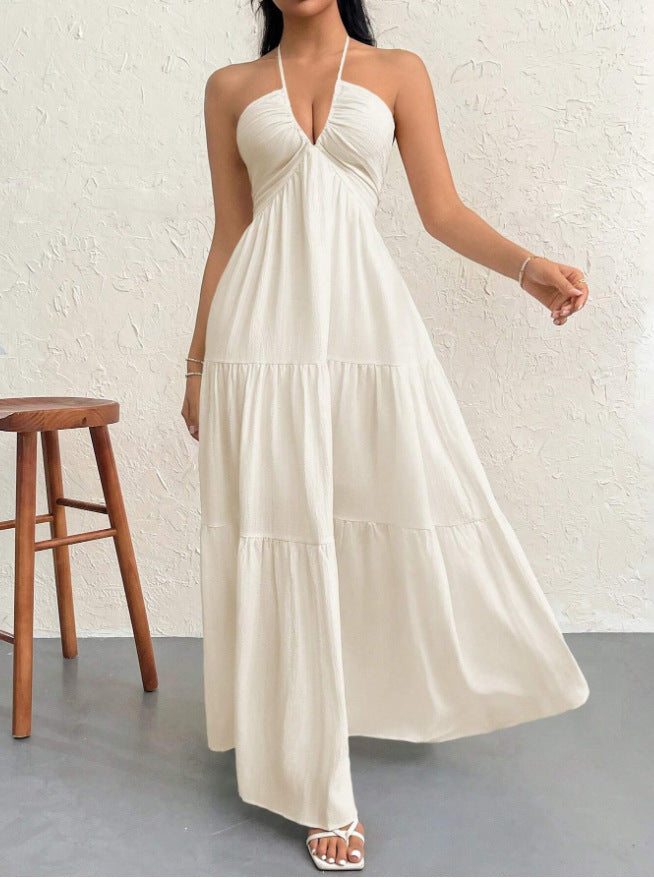 Twisted Halter Dress