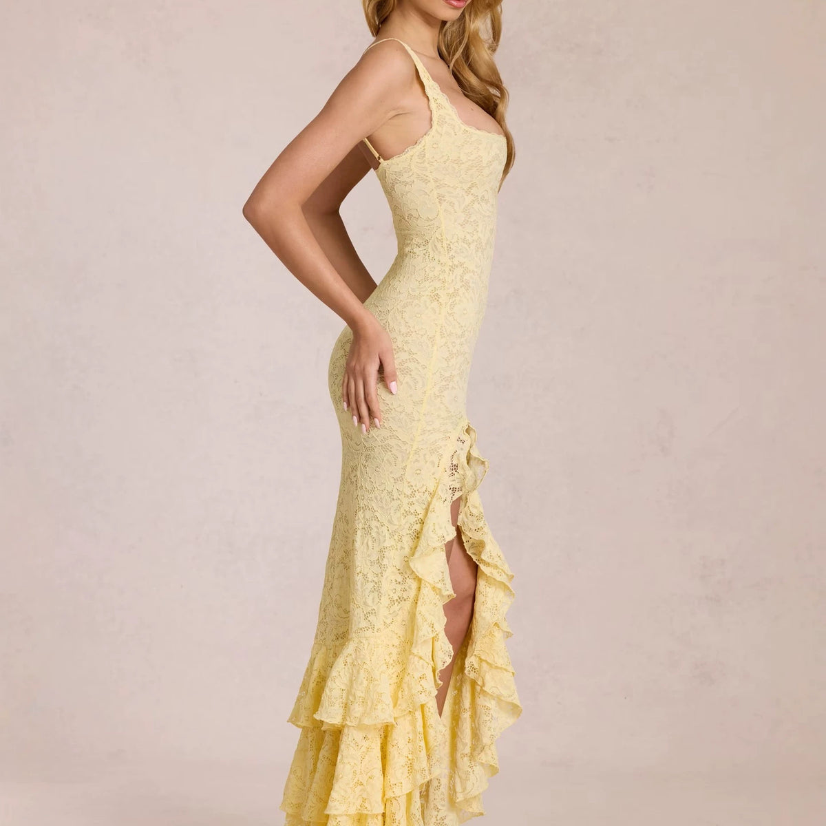 Lace Ruffle Dress