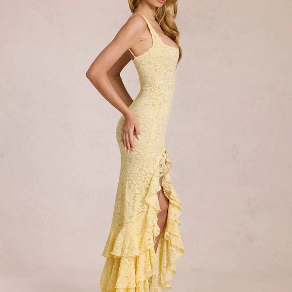 Lace Ruffle Dress