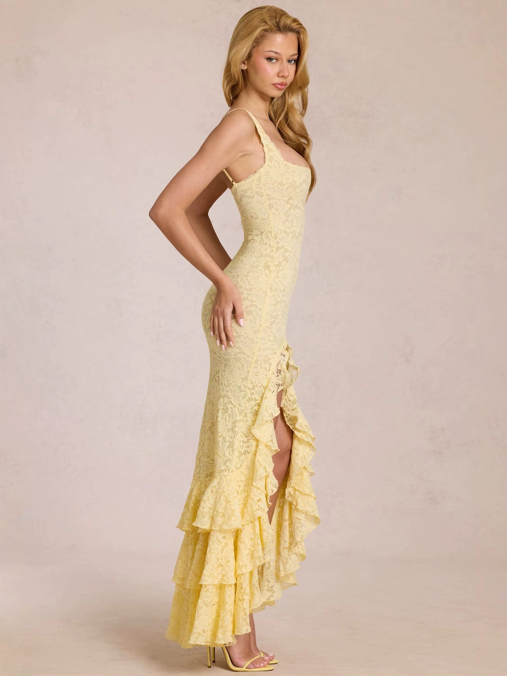 Lace Ruffle Dress