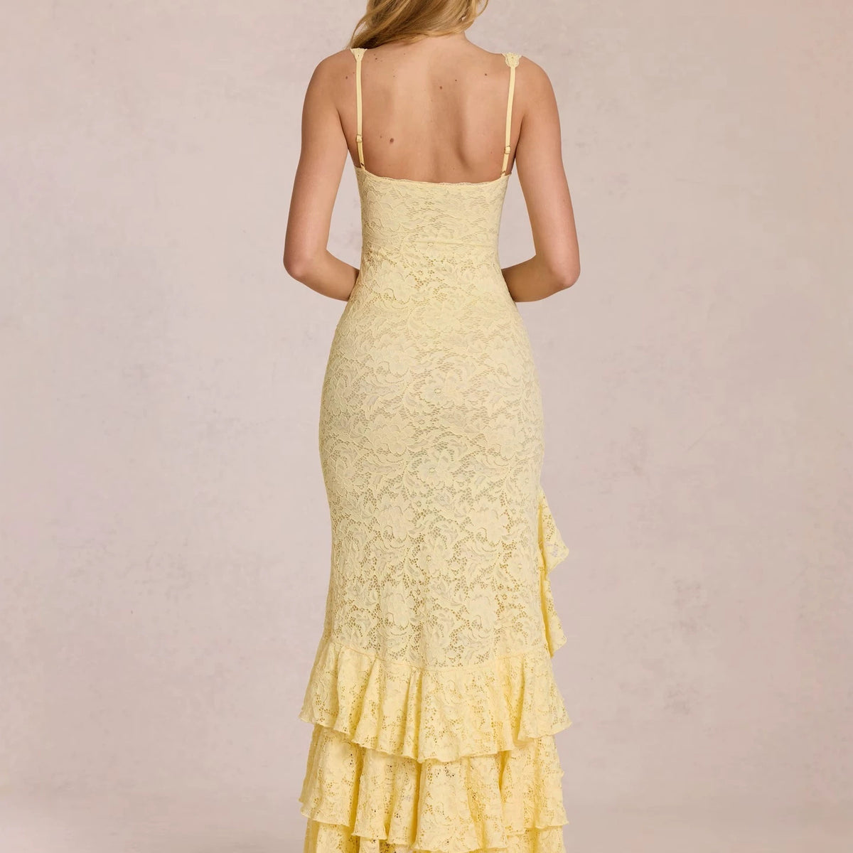 Lace Ruffle Dress