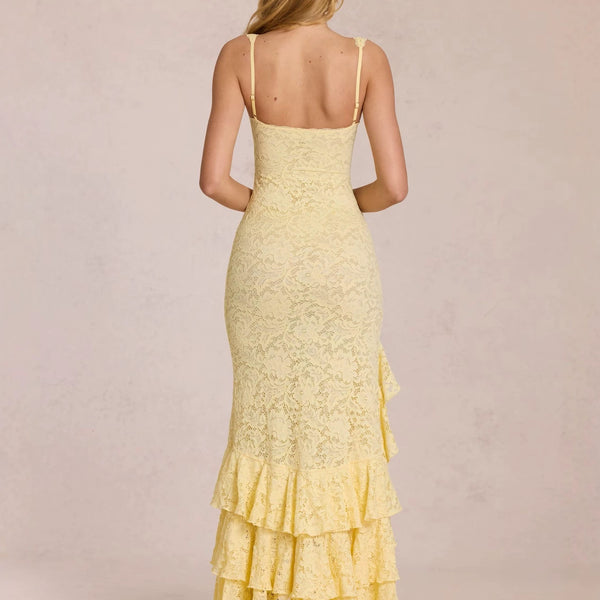 Lace Ruffle Dress