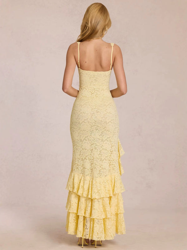 Lace Ruffle Dress