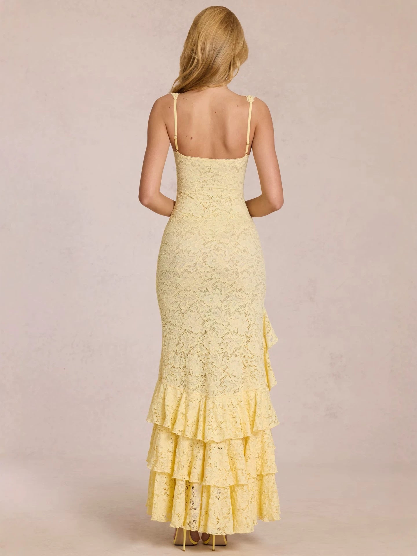 Lace Ruffle Dress