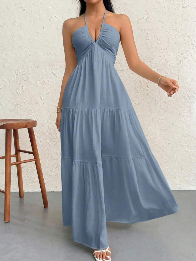 Twisted Halter Dress