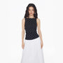 Polka Dot Ruched Tank