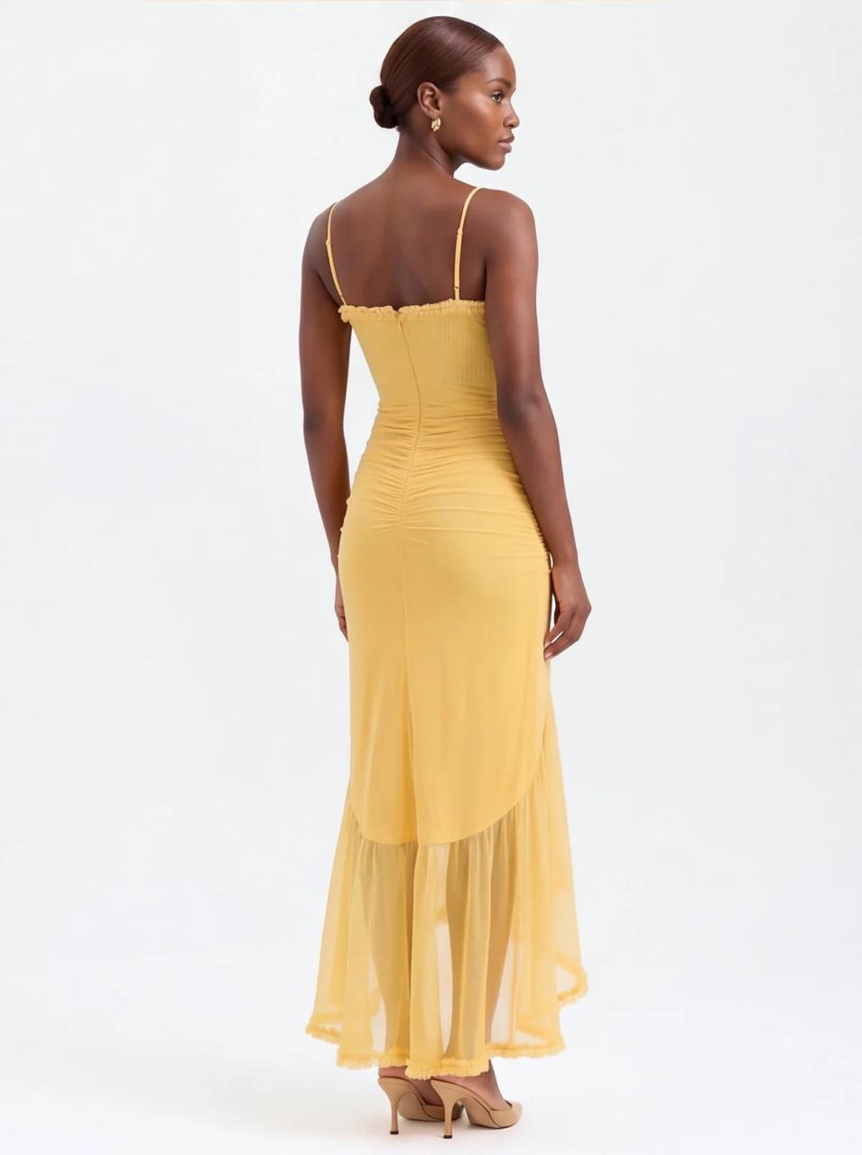 Ruffle Drama Maxi Dress