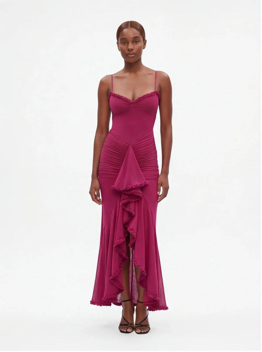 Ruffle Drama Maxi Dress