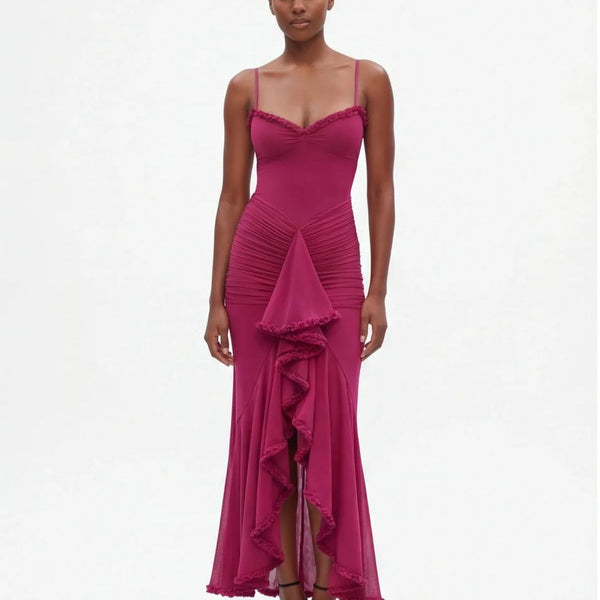 Ruffle Drama Maxi Dress