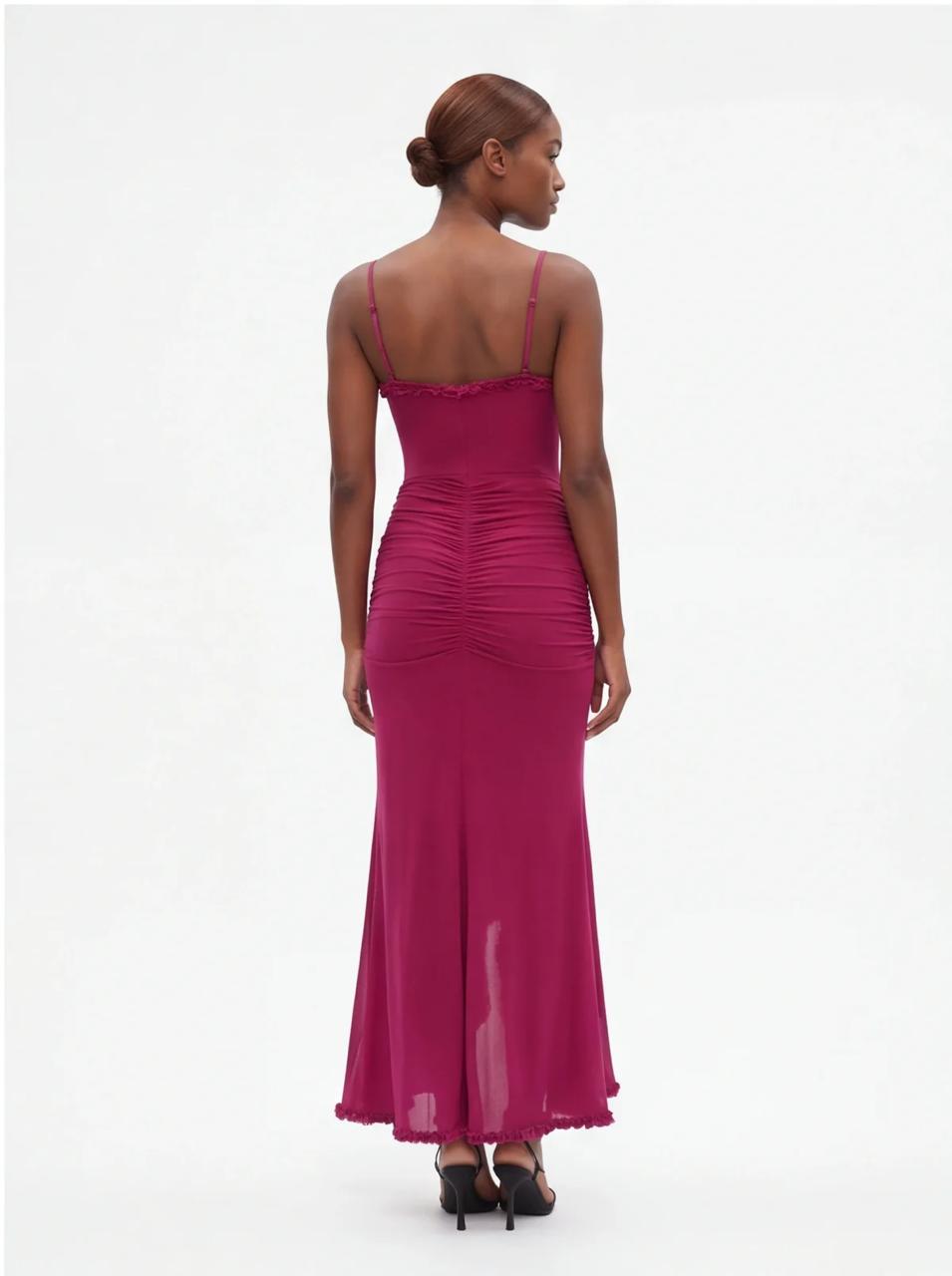 Ruffle Drama Maxi Dress