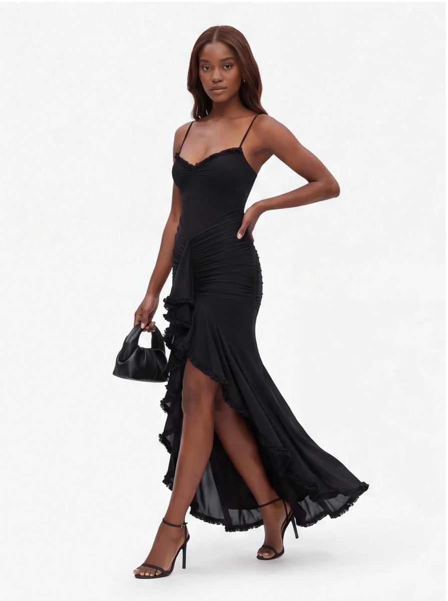Ruffle Drama Maxi Dress