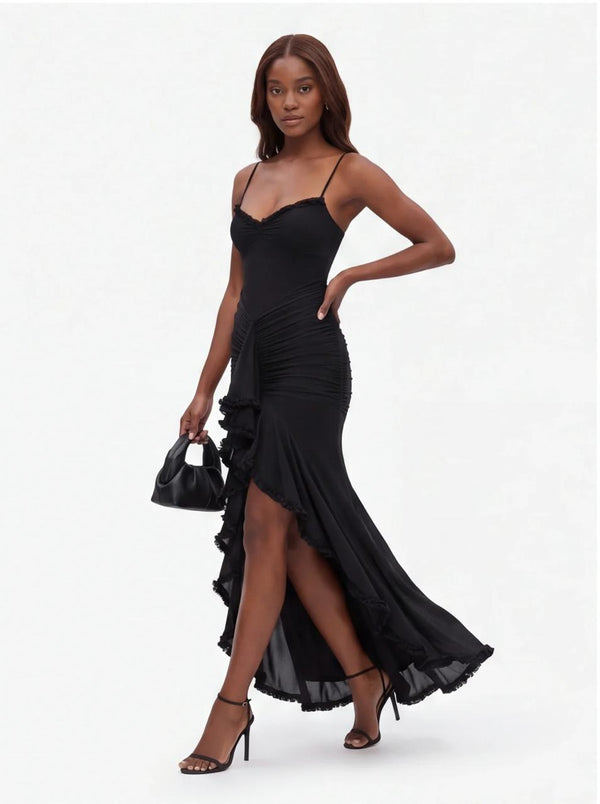 Ruffle Drama Maxi Dress