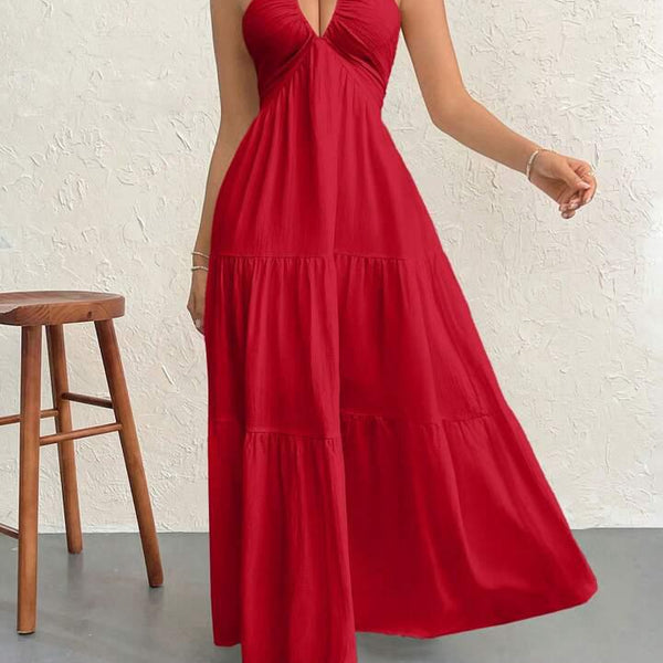 Twisted Halter Dress