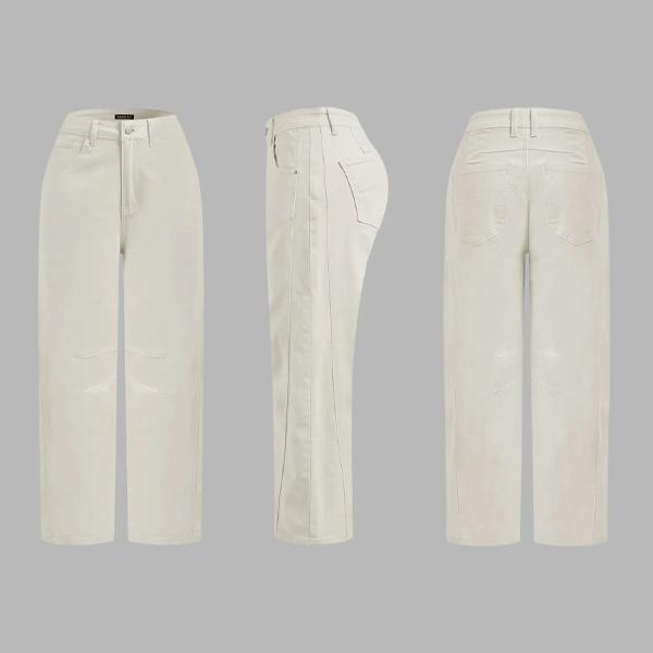 Freeform Barrel Jean